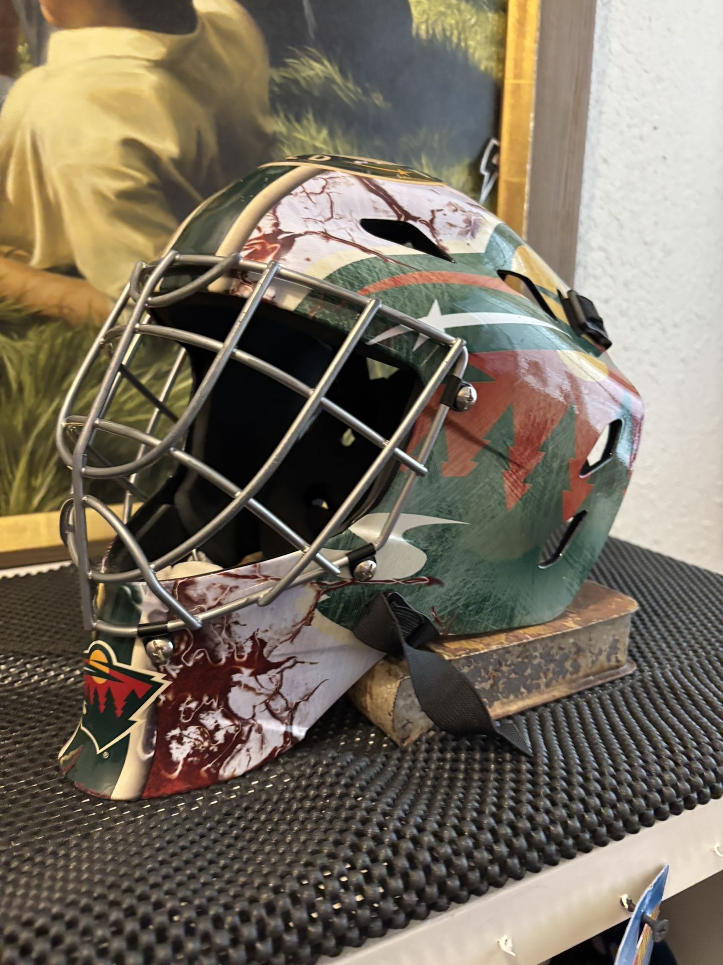 Wild Official Goalie Helmet