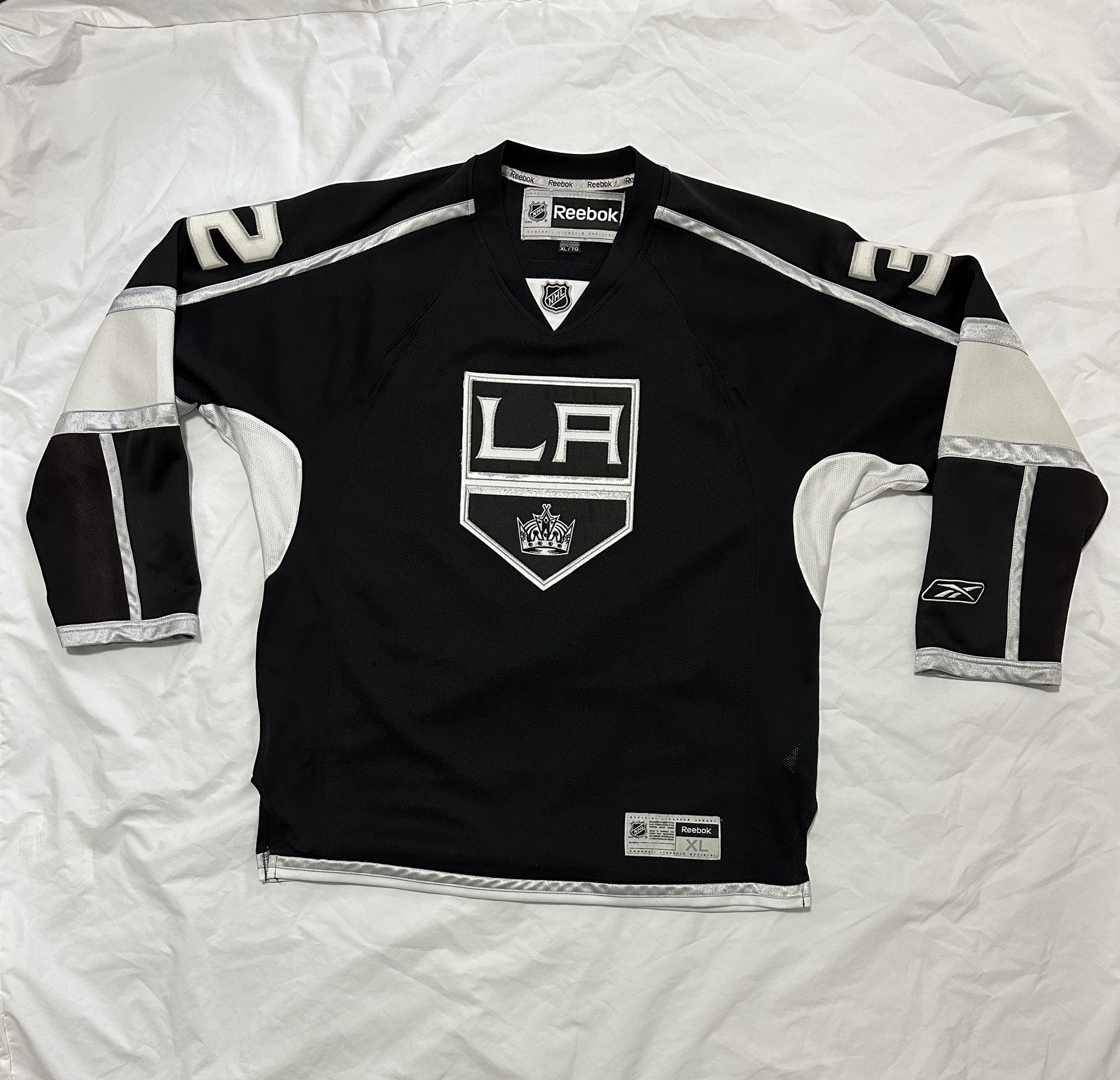 LA Kings #32 Jonathan Quick Reebok Hockey Jersey Size XL Black NHL