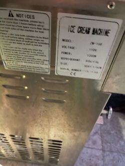 Slushy machine, and ice cream machine