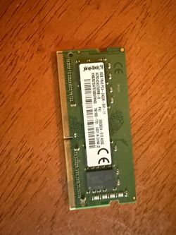 8GB Kingston laptop dram memory