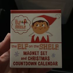 Elf On The Shelf Magnetic Calendar And Magnets And Snowflake Puzzle 