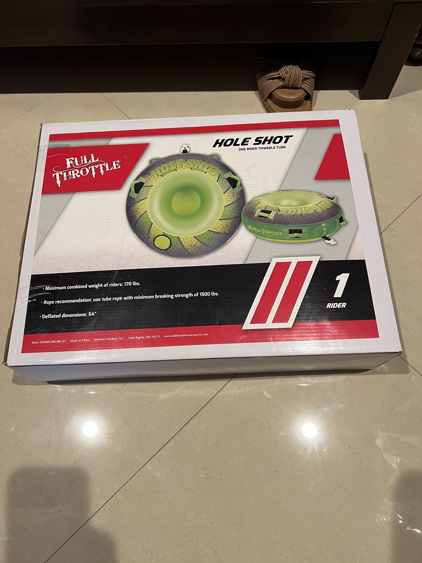 Full Throttle Hole Shot Tube