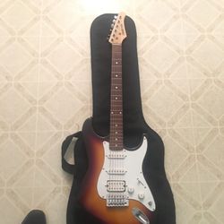 Crate Electric Guitar and case