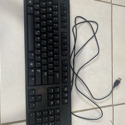 Wired Dell Keyboard/ Teclado De Cable Dell