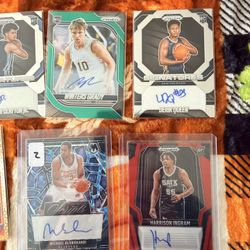 Basketball Signed Cards