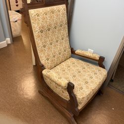 1890's Antique Eastlake Platform Rocker Rocking  Seat