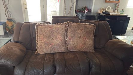 2 very large accent/throw pillows