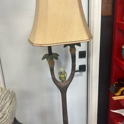 Vintage Parrot Floor Lamp 
