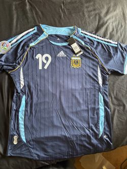 Large Adidas Argentina AFA #19 Soccer Jersey