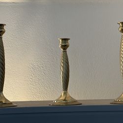 Gold /Brass Candle Holders