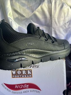 Skechers Arch Fit Work Footwear Sneakers