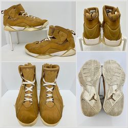 Air Jordan True Flight Basketball Shoes In Golden Harvest / Wheat Size 12