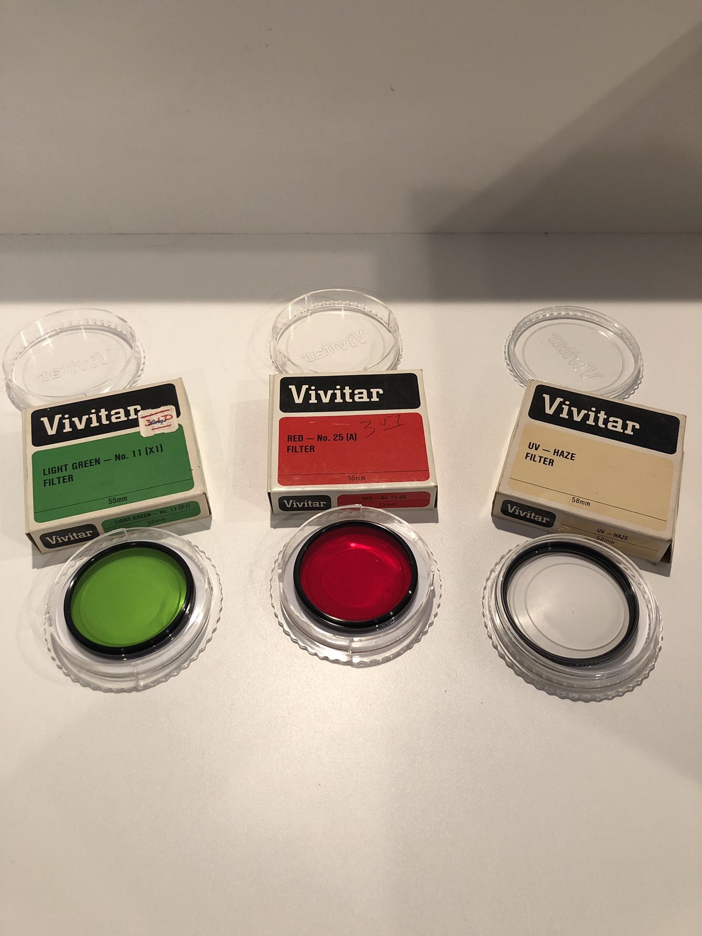 Vivitar lenses color filters