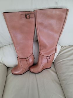 Real Leather Boots Size 6