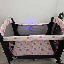 Play Pin, Bassinet, Crib, Co Sleeper With Mattress