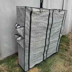 Shoe double Rack With Cover Tall 49” Long 54” Wide 11”