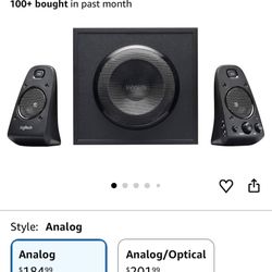 Logitech Z623 400 Watt Home Speaker System, 2.1 Speaker System 