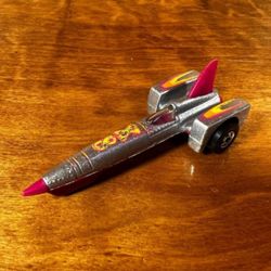 Hot Wheels Tricar X8 Metalflake Gray Maroon Base Mattel Malaysia 1979