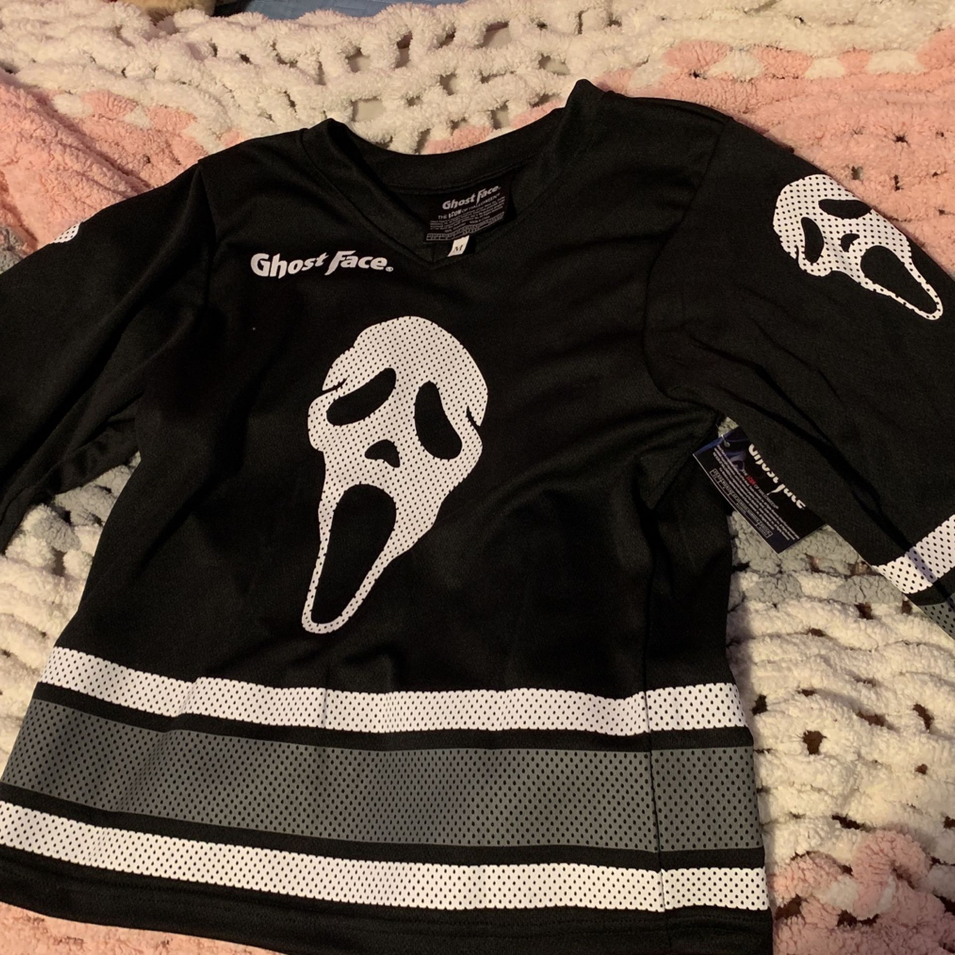 Ghost Face Jersey Halloween Costume
