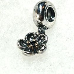 1 Pandora forever bloom with 14k Charm