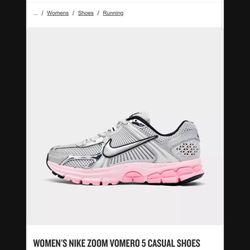 WOMEN'S NIKE ZOOM VOMERO 5 CASUAL SHOES