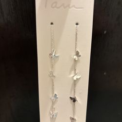 Dangly Butterfly Earrings