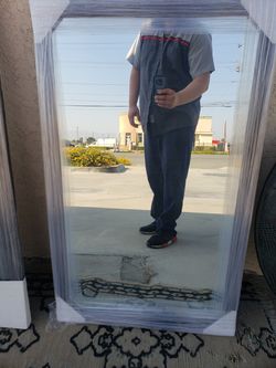 24x40 mirror with frame