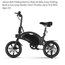 Jetson Bolt E Bike Lightly Used Great Condition 