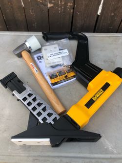 2-in-1 Pneumatic 15.5-Gauge and 16-Gauge Flooring Tool