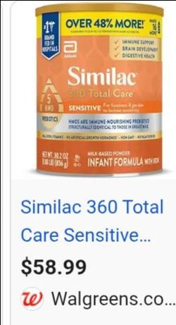 Big can new Similac 360