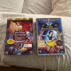 Disney Princess DVD Sleeping Beauty & Snow White 