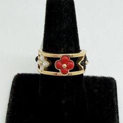 14K Clover ring