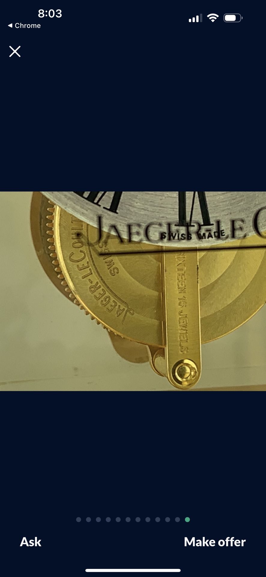 Jaeger-Le Coultre Clock