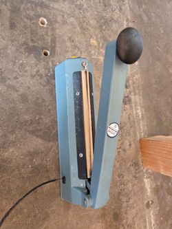 Impulse Sealer 8 inch Heat Sealer for Plastic Bags, Metal Plastic Bag Sealer Heat Seal, Mylar Bag Sealer, Manual Poly Bag Hot Seal Sealing Machine