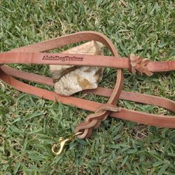Leather Dog Leash Heavy Duty  6ft