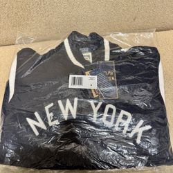 Yankees Polo Ralph Lauren Fleece Jacket - Navy