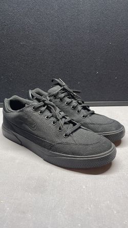 Nike GTS 97 'Triple Black' canvas skate shoe