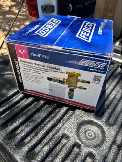 Febco 1/2” back-flow preventer - brand new