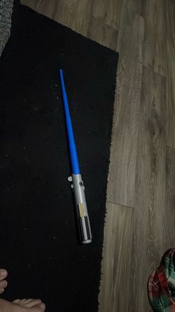 Blue retractable lightsaber