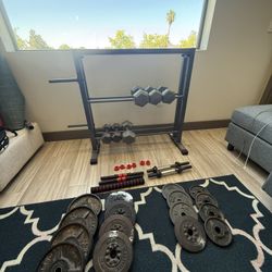 Weight Storage Organizer Racks for Dumbbells, Kettlebells, Weight Plates  