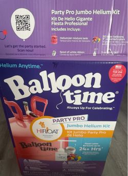 New jumbo helium tank with other supplies, see description. Only msg when ready to pick up.