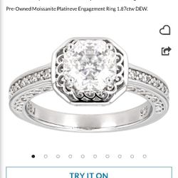 Moissanite Engagement, Wedding, Anniversary Ring