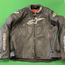 Alpinestars GP Plus-R Perforated Leather Jacket Size Mens  46US