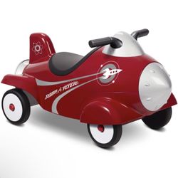 Radio Flyer Retro Rocket Ride-On with Lights, Sounds and Under-Seat Storage, for 1 - 3 years, 1 Unit