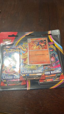 Pokémon chaos rising three booster packs bundle