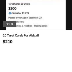 20 Tarot Cards For Abigail 