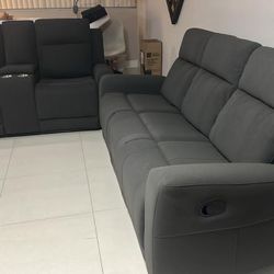 Sofa Y Loveseat Reclinables 