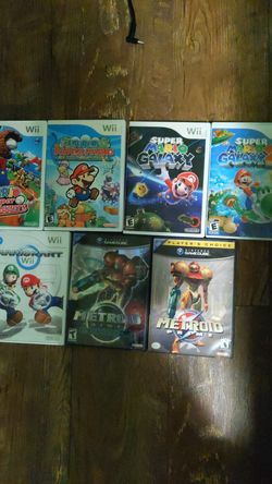 Wii and gamecube game lot