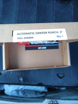Automatic center punch 5 inch