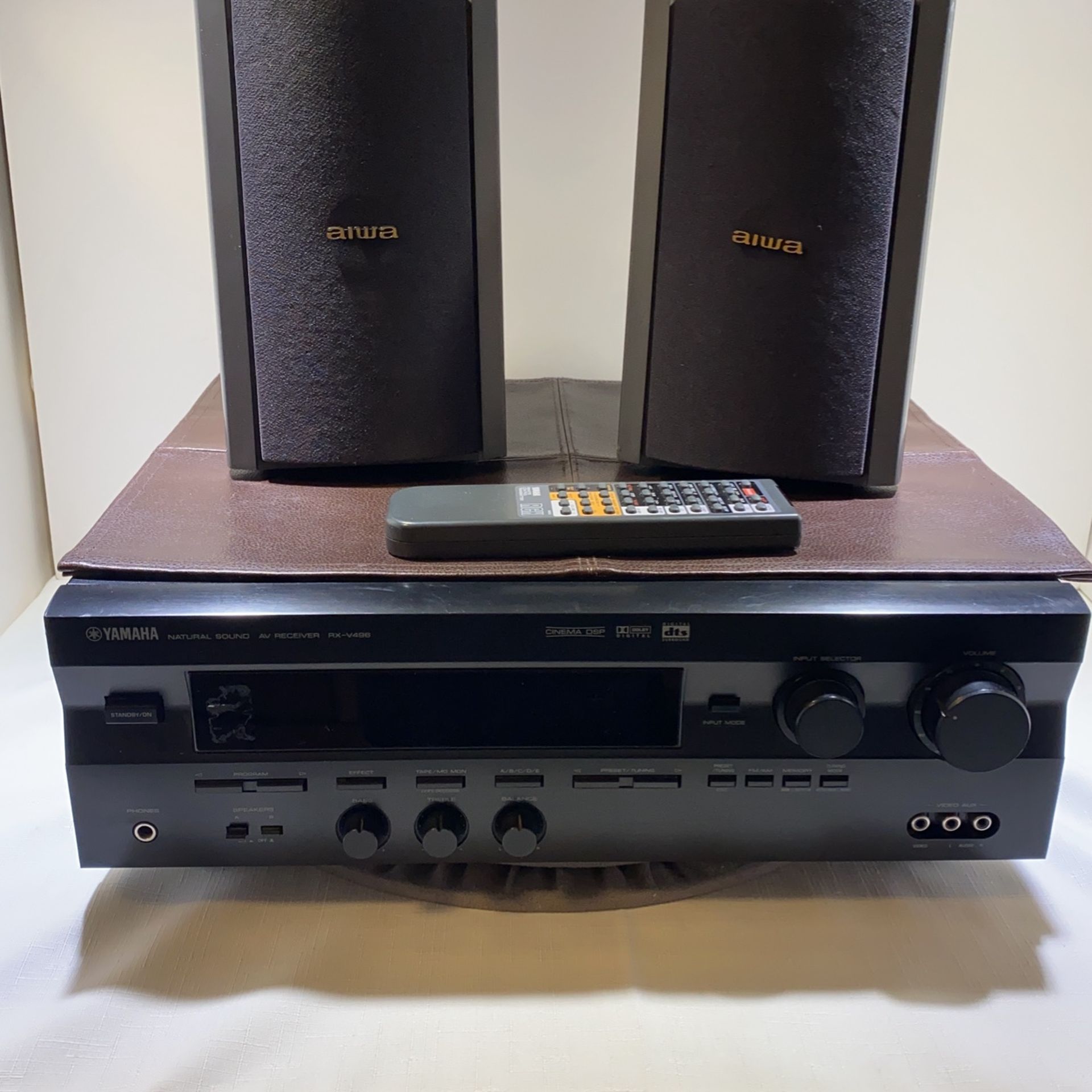 Yamaha Receiver With Sows Speakers